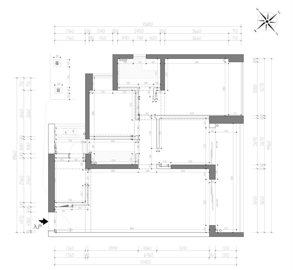 天鹅湖三期原始户型图